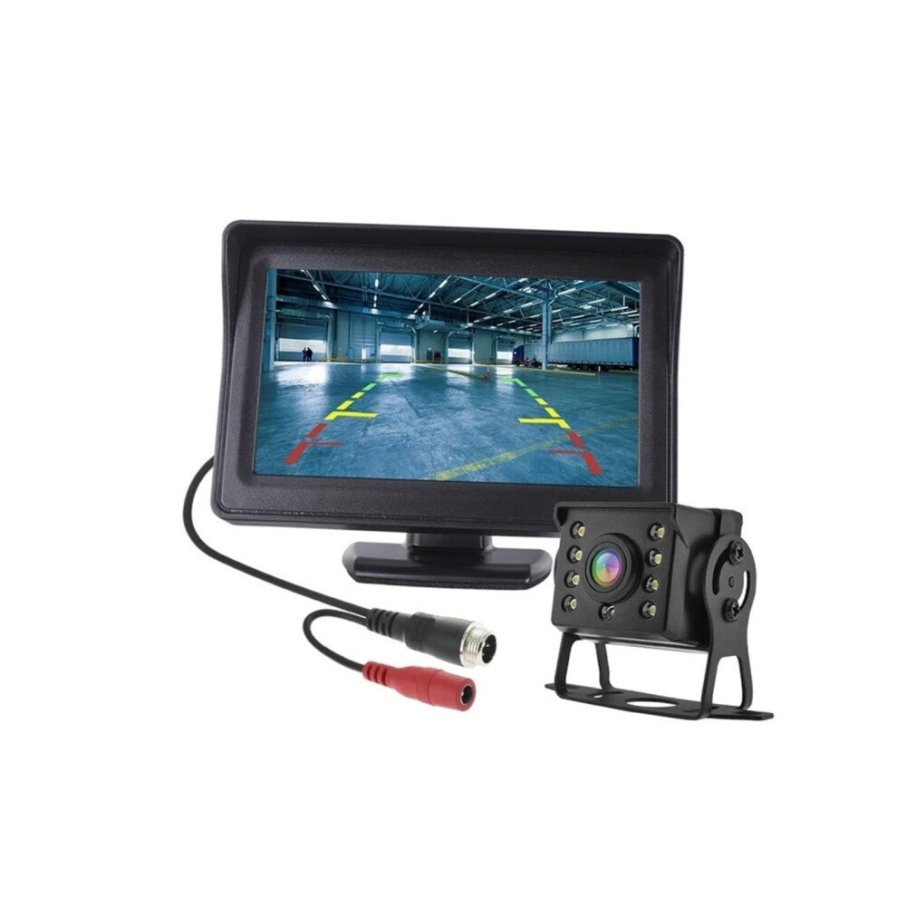 Hd Rear View Camera With 4.3' Monitor, 170 Waterproof Truck Backup Camera, Night Vision, 936V 9070919952920