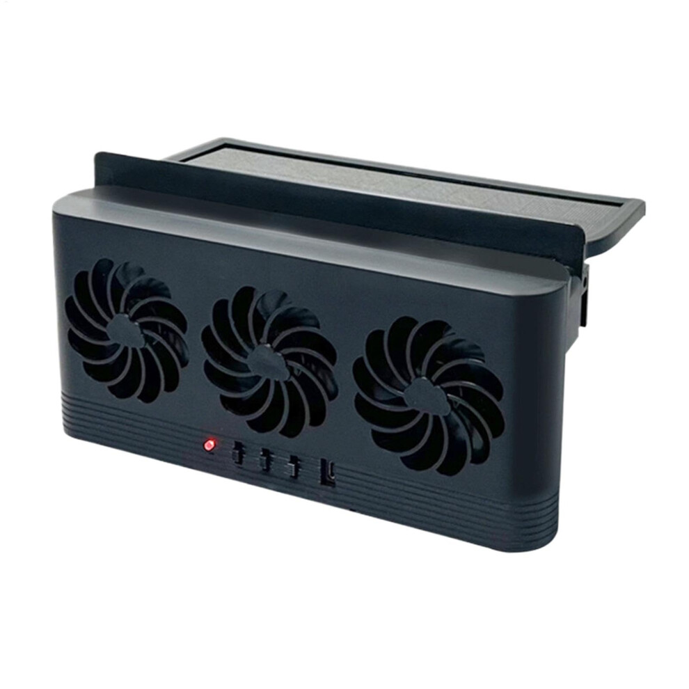 Solar Powered Car Ventilation Fan With Fast Air Circulation And Odor Removal For Sedan And Rv 9044945394511