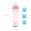 Smash Smash Chugger Water Bottle with Water Timings 700ml Pink 2