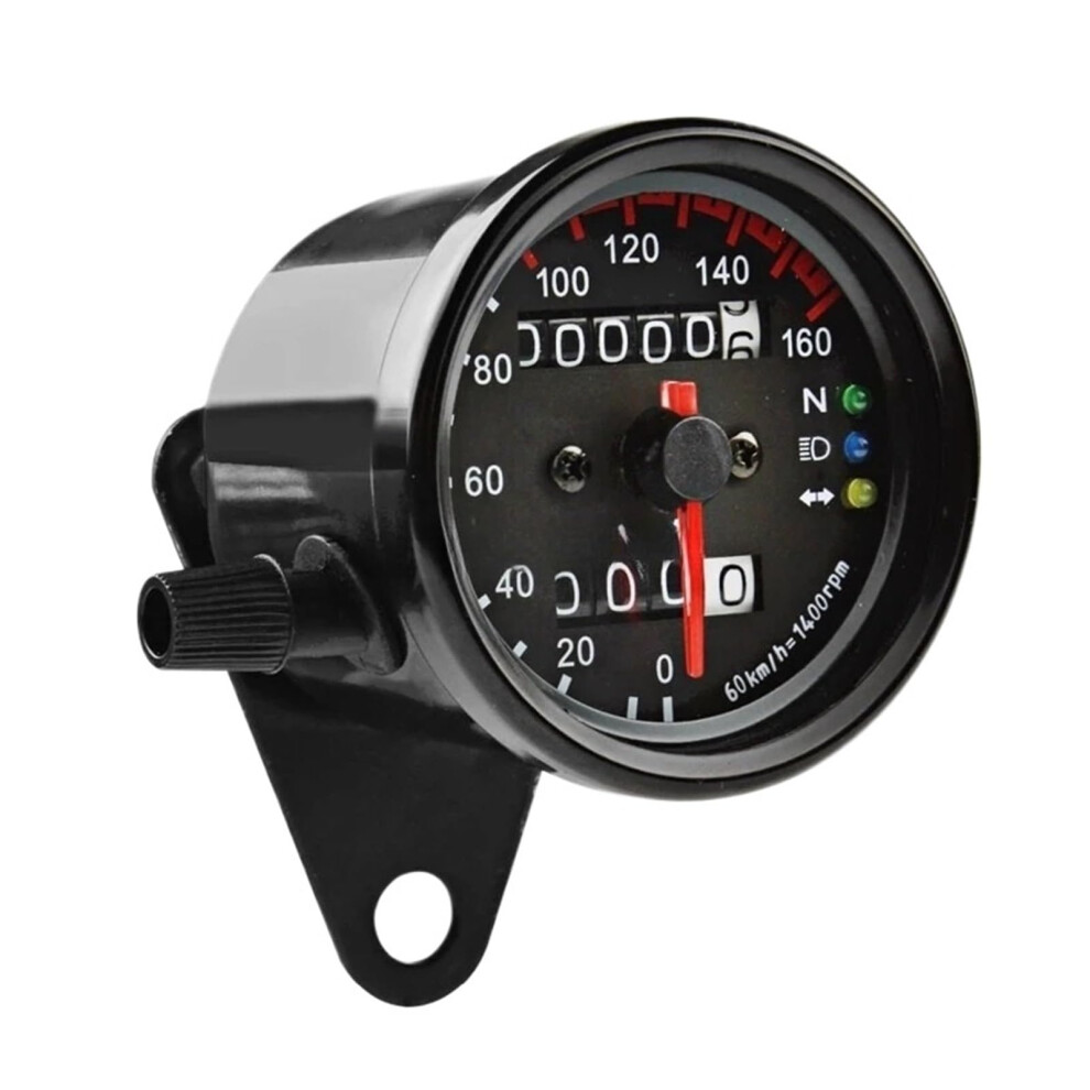 Universal Digital Motorcycle Speedometer Odometer 12V With Led Indicator And Rpm Gauge 9053599127079