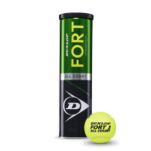 DUNLOP Tennis Ball Fort All Court TS for Clay Hard Court and Grass 1x4 Tin