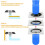 Floor Drain Backflow Preventer 4 Pack, 1.97 Inch Silicone One Way Valve for Odor and Bug Blocking 4