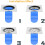 Floor Drain Backflow Preventer 4 Pack, 1.97 Inch Silicone One Way Valve for Odor and Bug Blocking 3