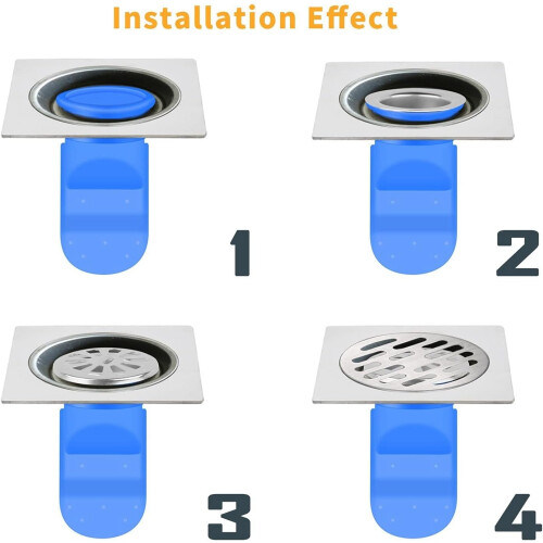 Floor Drain Backflow Preventer 4 Pack, 1.97 Inch Silicone One Way Valve for Odor and Bug Blocking 2