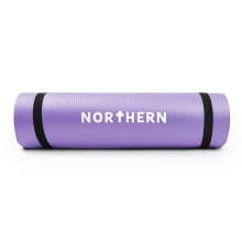 NORTHERN Yoga Mat Soft Foam 10mm Compact Lightweight Extra Thick Large Surface Gym Exercise Fitness Perfect for Pilates Gymnastics Workout Mat Non S