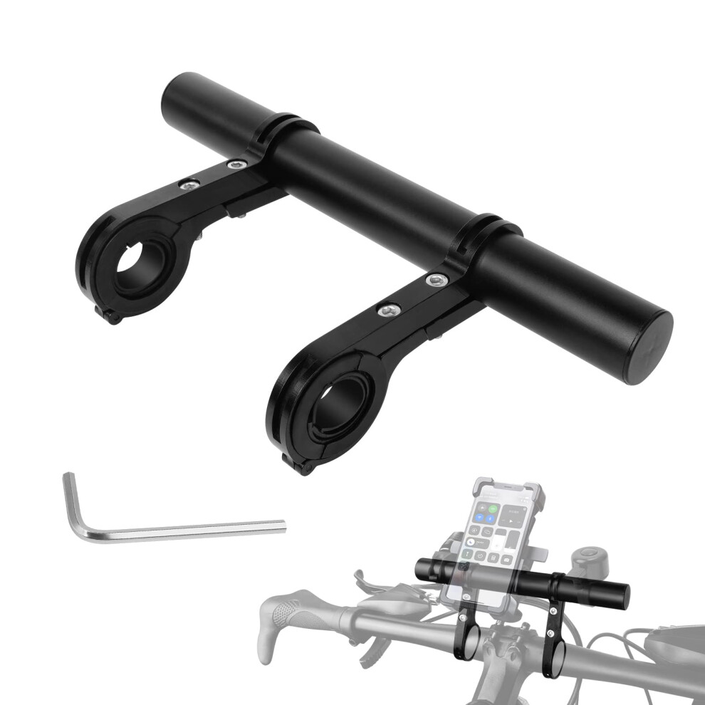 Photos - Bottom Bracket Ainiv 20cm Bike Handlebar Extender with 2PCS Clamp Brackets and 1PC Hex Wrench Aluminum Universal Bicycle Handlebar Extensio