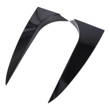 2 pièces Spoiler arrière latéral noir brillant CLA-X117
