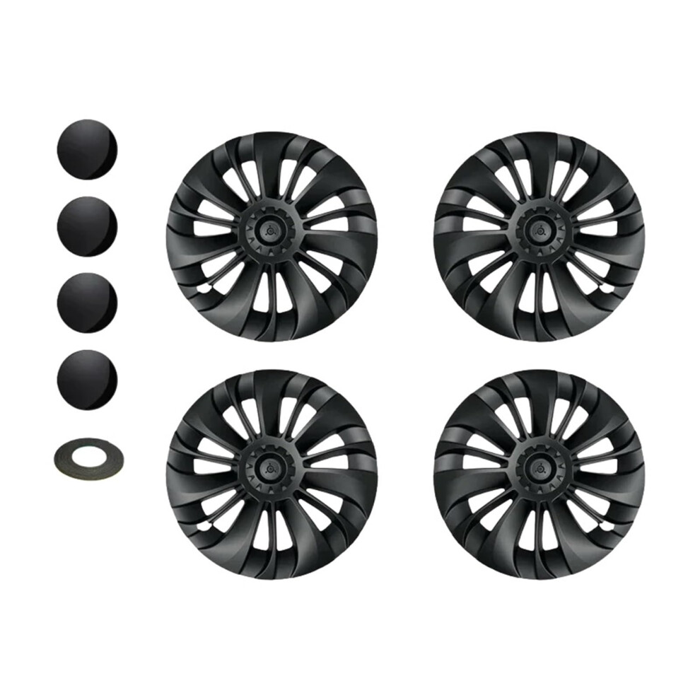 19 Inch Wheel Covers Scratch Resistant Full Rim Hubcaps 4Pcs For Tesla Model Y 20222024 9455672800105