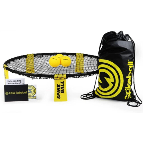 Spikeball 3 Ball Game Set Includes 3 Balls Drawstring Bag and Rule Book