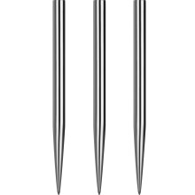 Mission Darts Glide Steel Tip Dart Points Smooth Plain Spare Points 36mm Silver 1xX2428