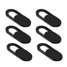 6 Pack Ultra Thin Webcam Cover Slide for Laptop PC and Compatible with MacBook Privacy Protection Easy to Use Black