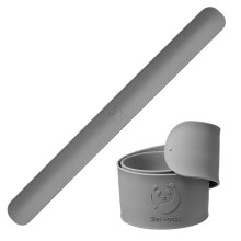 Slim Panda Yoga MattenbandYoga Mat Carrier is Designed to keep Your Yoga Mat Tightly Rolled in Seconds Fits Most Yoga Mats 60 cm L x 5 cm W Grey