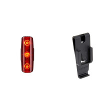 CatEye CA475RAPMIC Rapid Micro Rear Lights and Reflectors Cycling Black C2 BeltBag Clip for FrontRear Safety Li 5342460 Cycling Lights and Reflect