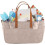 Diaper Caddy Organizer with MultiCompartment Foldable Felt Storage Basket for Nursery Khaki 2