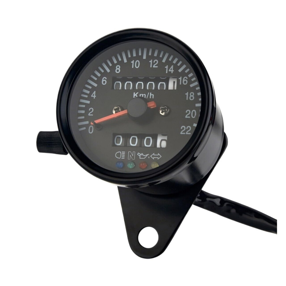 Motorcycle Speedometer And Tachometer With Odometer, Backlight, 220Km/H Custom Cafe Racer Gauge 9053599128151