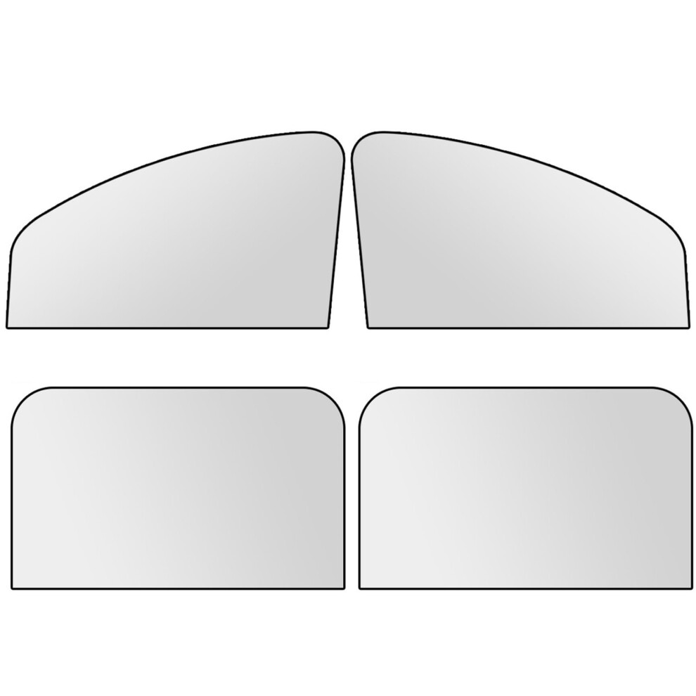 Car Window Shades 4Pcs Magnetic Sun Shades Uv Protection Privacy Blackout Cover For Suv And Truck 9070919954443