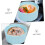 Ceramic Ramekins with Lids Oven Safe Porcelain Baking Cups for Souffle Pudding Desserts 3