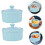 Ceramic Ramekins with Lids Oven Safe Porcelain Baking Cups for Souffle Pudding Desserts 4