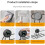 Suction Cup Paper Towel Holder Rustproof Wall Mounted for Kitchen Bathroom Drill Space Saving White 4