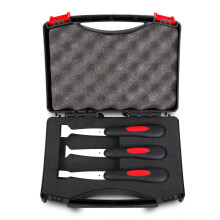 Windshield Removal Tool Kit with Stainless Steel Blades, Ergonomic Grip for Fast Urethane Removal