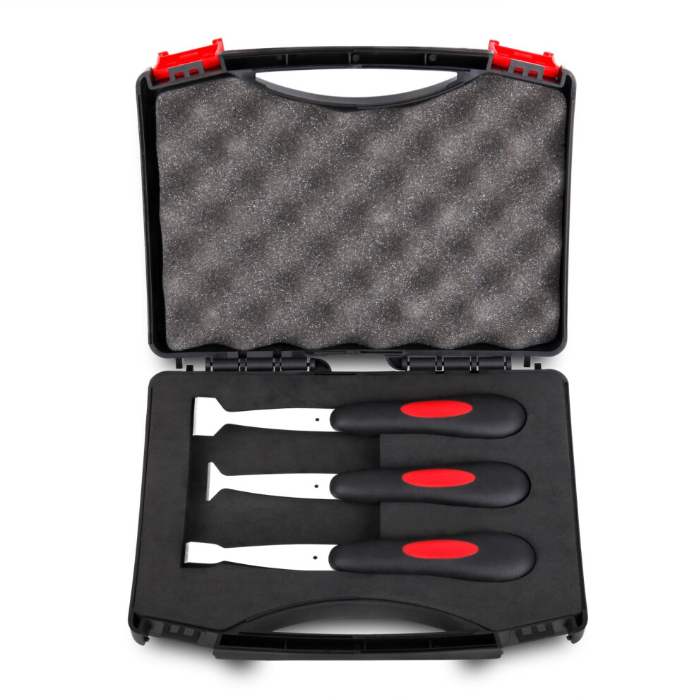 Windshield Removal Tool Kit With Stainless Steel Blades, Ergonomic Grip For Fast Urethane Removal 9070919955013