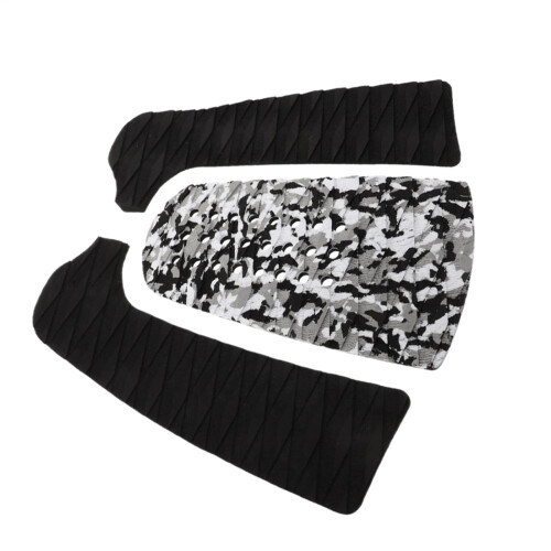 Surfboard Traction Pad with Secure NonSlip Grip, 3 Piece Skimboard Deck Mat, Quick Adhesive