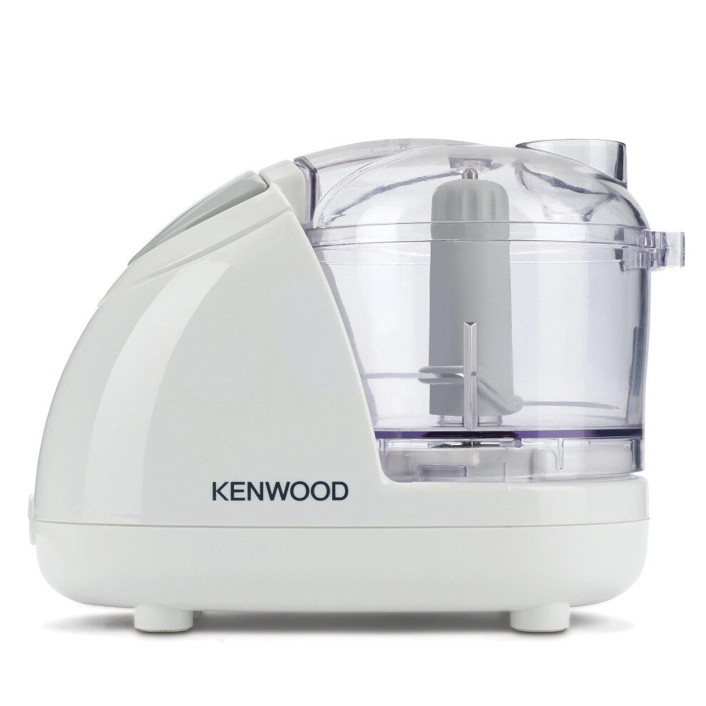 New Kenwood Mini Chopper, 0.35 Litre Dishwasher Safe Bowl, 2 Speeds, Rubber Feet For Food Chopper Stability, 300 W, Assorted Ch180b