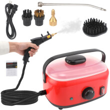 2500W Pressure Handheld Steam Cleaner with Accessories for Home Car Floors Tiles Chemical