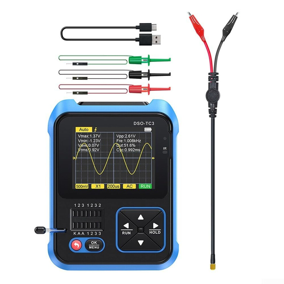 Digital Oscilloscope Transistor Tester With Built In Signal Generator And Folding Bracket Standard 9044945395990