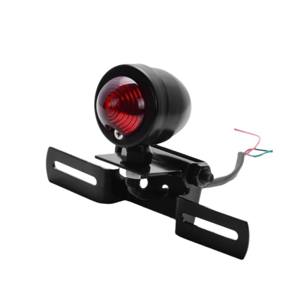 Universal Led Motorcycle Tail With Turn Signals And License Plate Bracket, Waterproof Brake Light 9053599128892