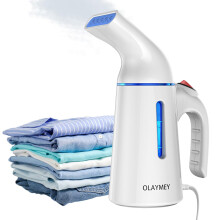 OLAYMEY Clothes Steamer 700W Handheld Portable Steam Iron, Fast Heat-up Wrinkle Remover Garment Steamer Clothing for Home, Office and Travel Use -