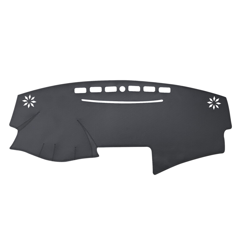 Dashboard Cover For Toyota Camry 2007Â2011 Carbon Fiber Leather Dash Mat Uv Protection Black 9070919955419
