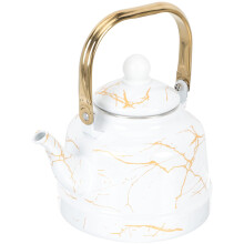 Tea Kettle Stainless Steel Enamel Marble Design Stovetop Kettle for Gas Electric Induction