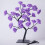 (Purple) Simulation Rose Tree Lamp USB Decorative LED Table Light Adjustable Branches Elegant Room Decor Gift 1
