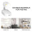 (Ordinary 3000mAh)Wireless Led Wall Light with Remote Control Rechargeable Dimmable LED Wall Lamp for Home 5
