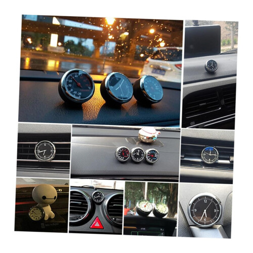 Luminous Car Dashboard and Vent Clock with Adhesive, Waterproof Design, Durable Steel Pointer 1