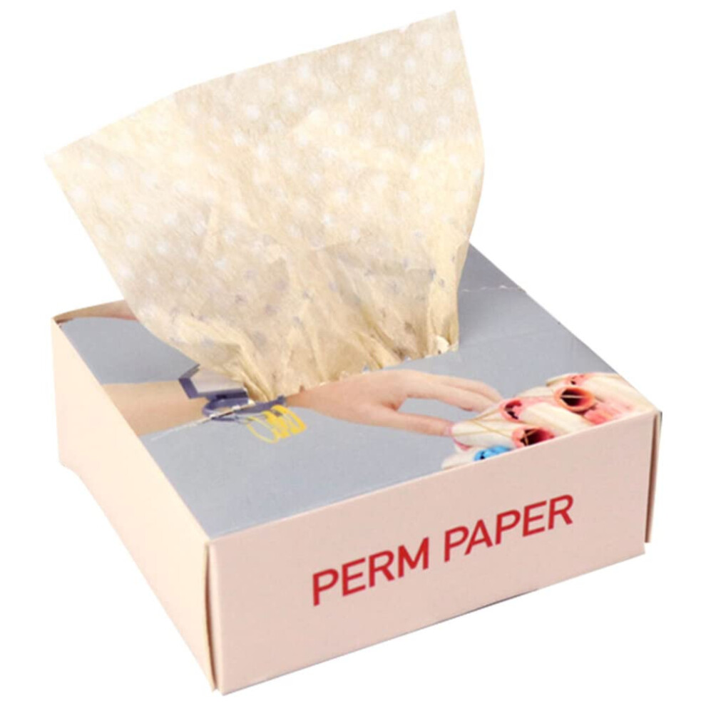 Perm Papers for Hairdressing, 200Pcs Salon Hair Perming Tissue Sheets with Moisture Control