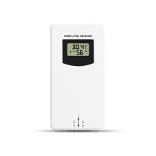 Wireless Outdoor Temperature Sensor with Display for FanJu Weather Station 433.92MHz Battery Powered
