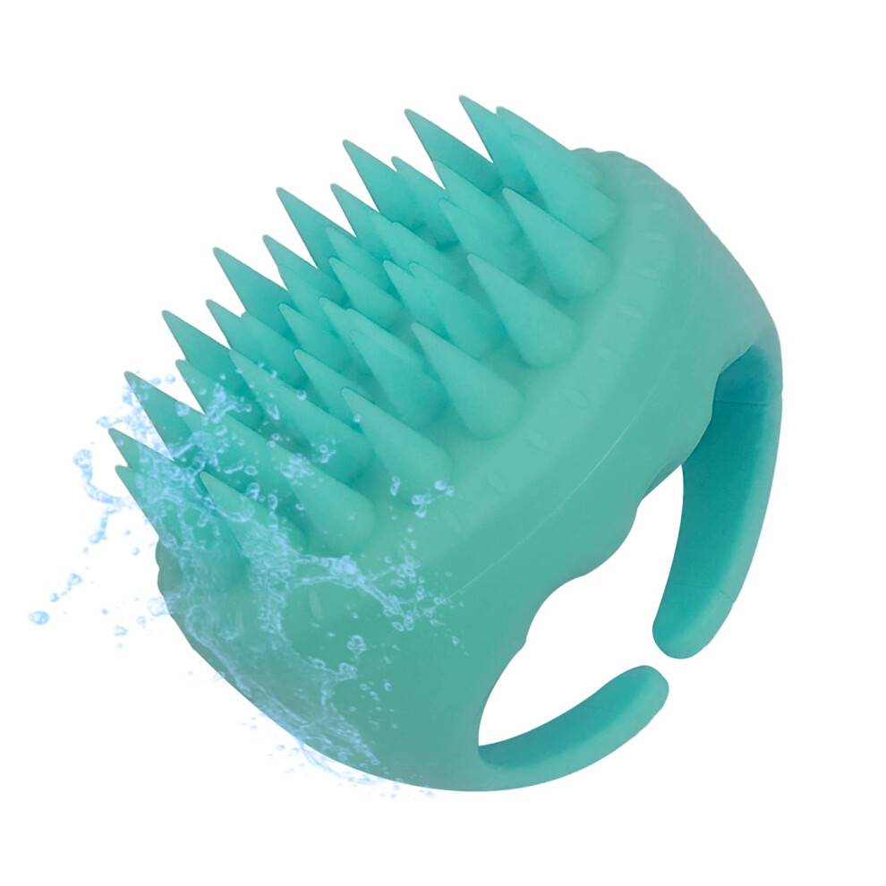 Scalp Massager Brush with Soft Silicone Bristles for Hair Growth, Waterproof AntiSlip Handle
