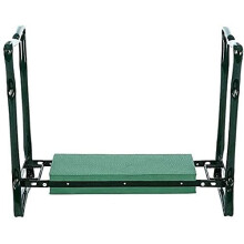 Garden Kneeler and Seat 2 in 1 Foldable Bench with Foam Pad and Tool Pouch for Back and Knee Support
