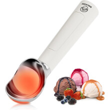 Electric Ice Cream Scoop Heated Technology Rechargeable Waterproof IP67 with LED Display