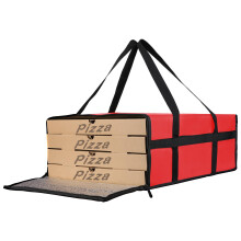 Insulated Pizza Delivery Bag 20 X 20 X 8 Inches Red 1Pack Pizza Warmer Bag For Carry Hot Insulated Food Delivery Bag