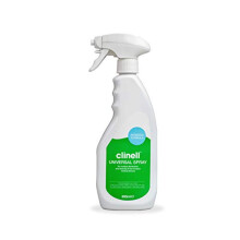 Clinell Universal Cleaning and Disinfectant Spray for Surfaces - Pack of 12 Bottles - 500 ml each Bottle (6L) - White Universal Spray, Kills 99.9% of