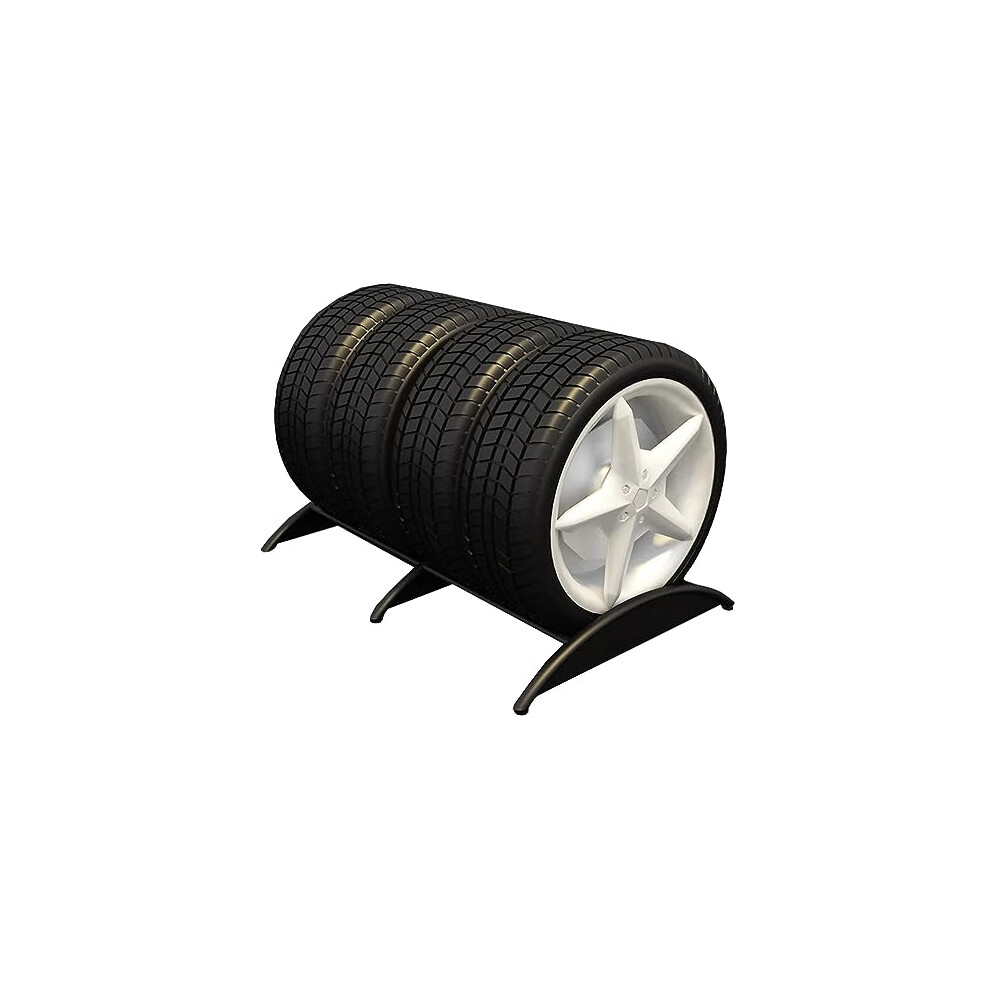 Heavy Duty Tire Storage Rack For Garage, Wall Mounted Metal Organizer With Rustresistant Design 9174973477174