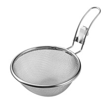 Stainless Steel Skimmer 10cm Fine Wire Mesh Strainer with HeatResistant Handle for Frying