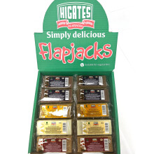 Higates Vegetarian Flapjacks Mixed Case 120g (Box of 30)