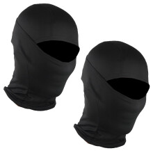 Balaclava Face Mask with Breathable Stretch Fabric for Cycling Ski Hunting Outdoor Sports 2 Pack