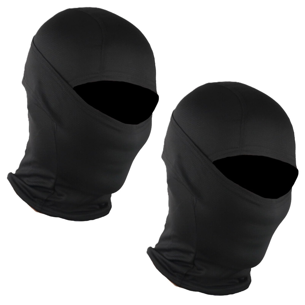 Balaclava Face Mask with Breathable Stretch Fabric for Cycling Ski Hunting Outdoor Sports 2 Pack