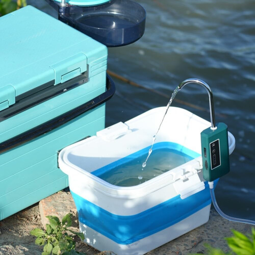 Fishing Livewell Pump with Smart Sensor Control, Automatic Oxygenation and Waterproof Design  Green 2