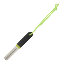 Dual Grit Fishing Hook Sharpener Stone with Handle and Rope for Compact Outdoor Fishing Gear